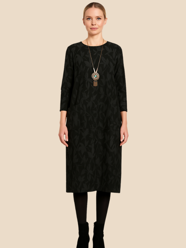 Aria | Women's Elegant Winter Dress with Pockets