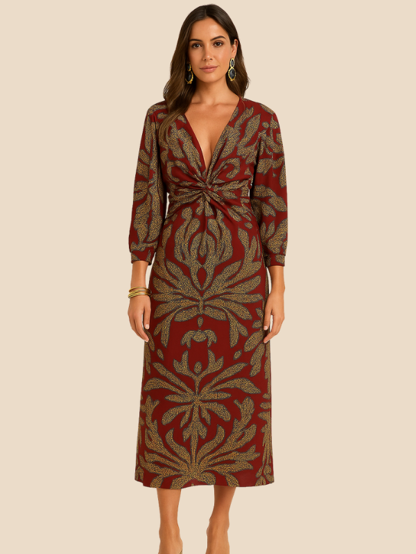 Anika | Women's Boho Casual Wrap Style Dress