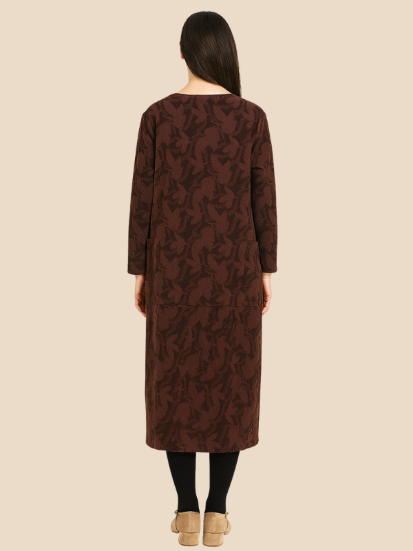 Aria | Women's Elegant Winter Dress with Pockets