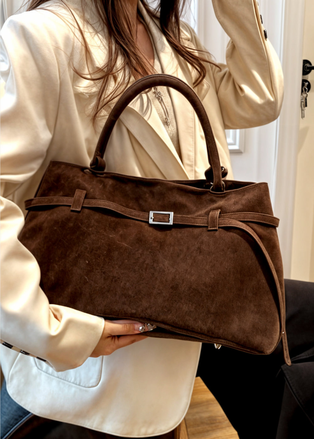 Sarah | Women's Suede Bag