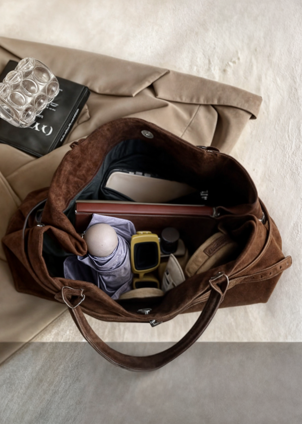 The C25 | Women's Suede Bag