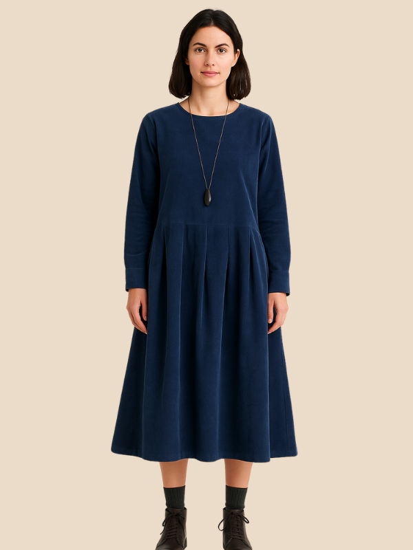 Amy | Women's Long Sleeve Midi Dress