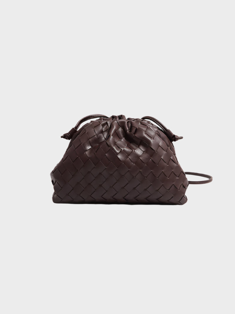 Amelia | Mini Woven Vegan Leather Bag for Women